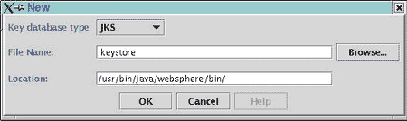 IBM WebSphereによるCSRの生成